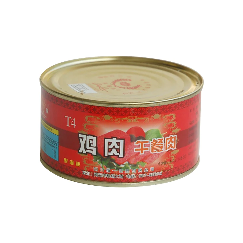 Factory direct sales OEM OBM 397g 340g 198g Sandwiches Canned Chicken Luncheon Meat Can Goods