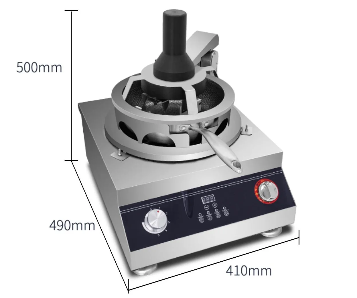 In stock low MOQ Natural gas version electric rice machine commercial robot chef automatic stir-fry machine Bibimbap machine