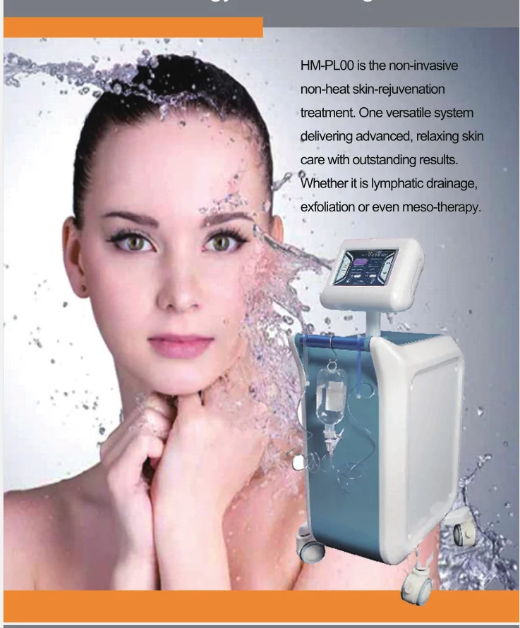 2024 new technology Huamei water oxygen jet peel for vertical skin clean facial skin care machine oxygen facial machine o2toderm