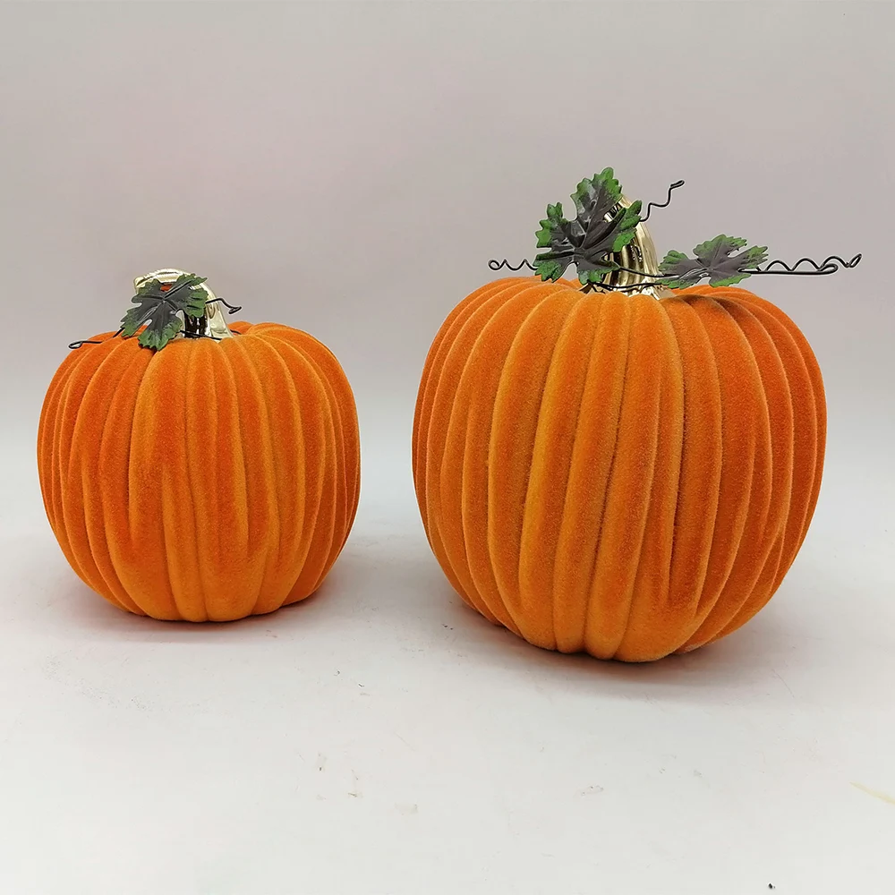 Home Decorations Autumn Harvest Thanksgiving Halloween Tabletop Ceramic Pimpkin Figurine