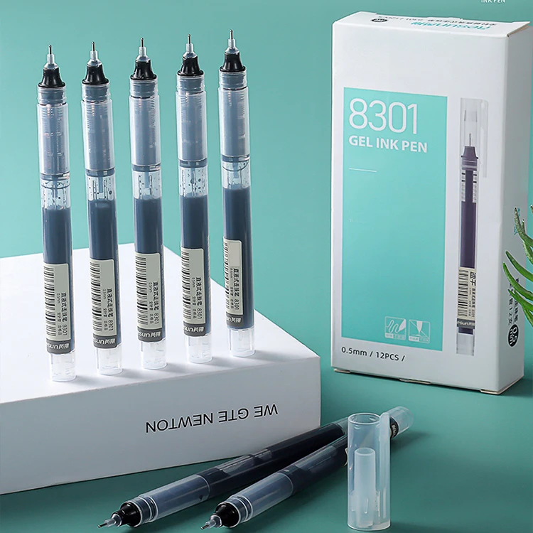 Red Black Gel Pen Coloring Multifunction Pens Office Supplies Signature Pen