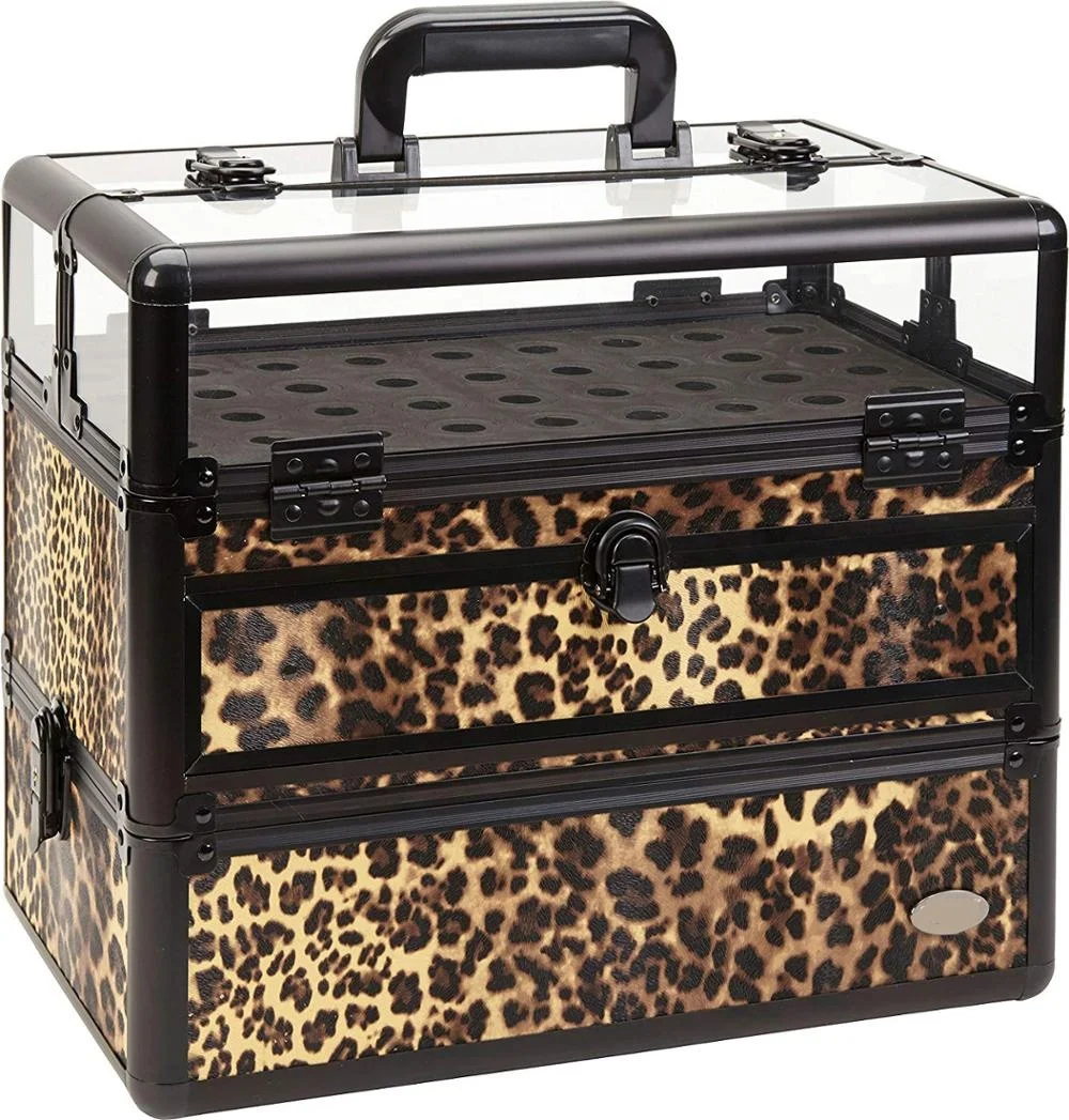 
Aluminum Professional Transparency Acrylic Vanity Case for Makeup 