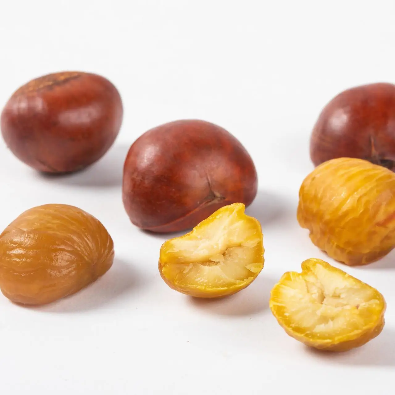 High quality Natural  organic snack nature peeled chestnuts kernels