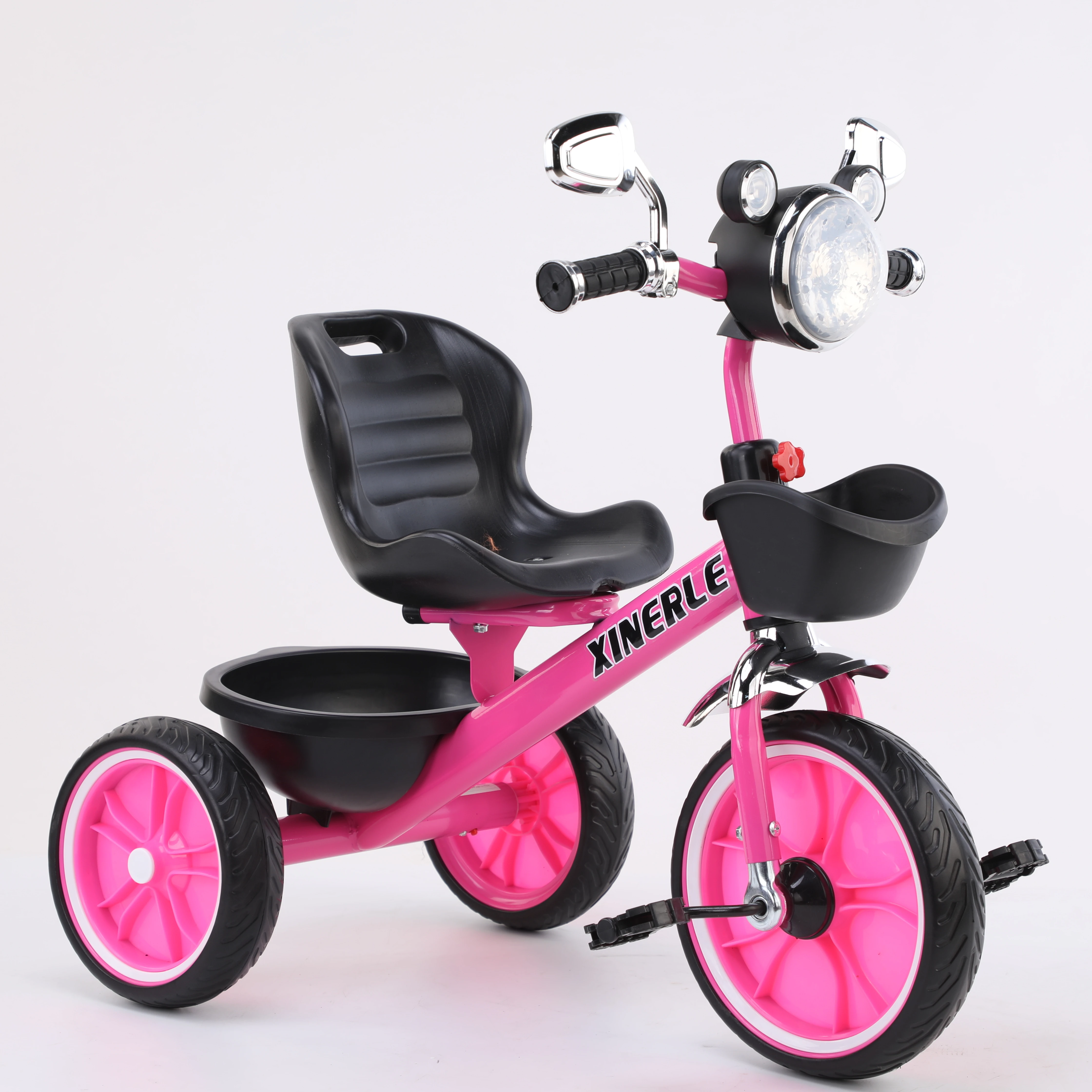 safe kids 3-wheels tricycle baby balance toddler stroller bike trike pedal baby tricycle bike