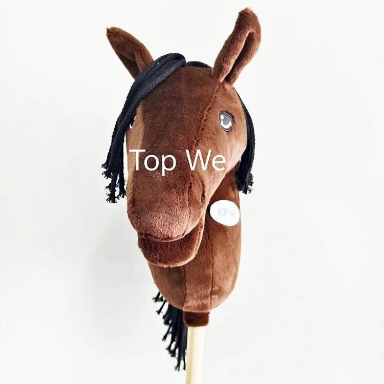 Factory Price Wholesale High Quality Plush Hobby Horse Stick Horse Toy For Kids