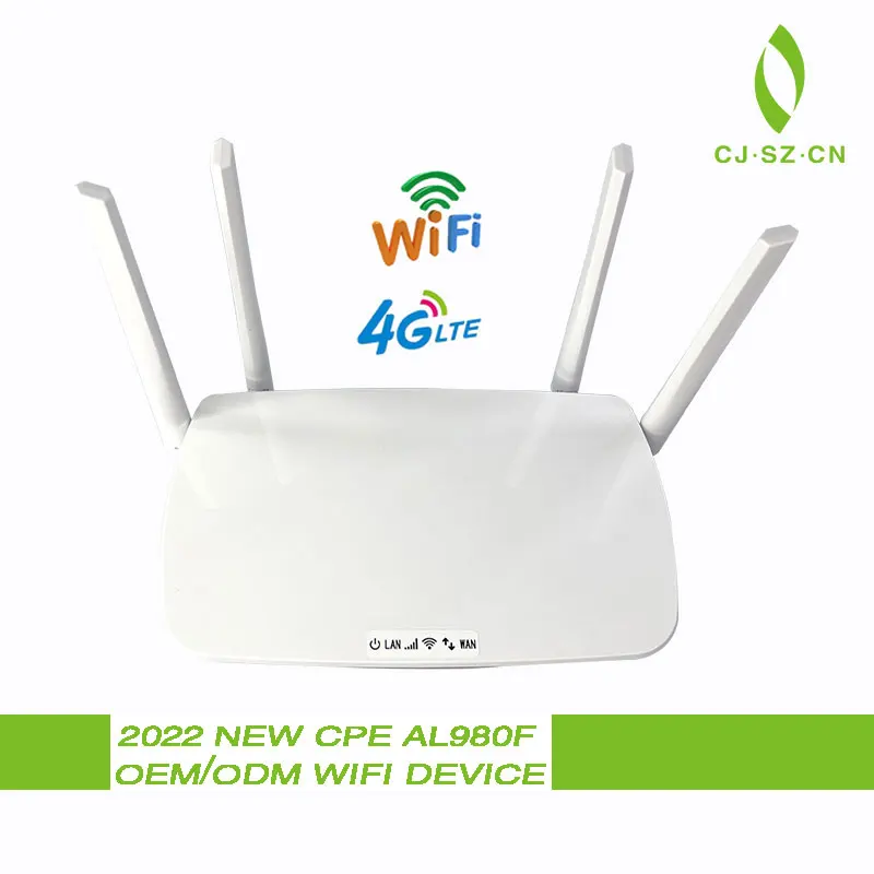 tendencia 2022 4G LTE Modem CPE Routers Wi-Fi Router 150Mbps 4g lte cpe  Mobile Wifi Hotspot With Sim Card Slot car wifi router