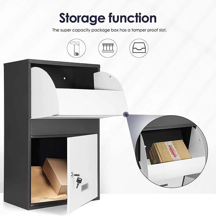 JH-Mech Parcel Drop Box Expresspackage Delivery Lockable Parcel Drop Box Delivery Parcel Box For Home