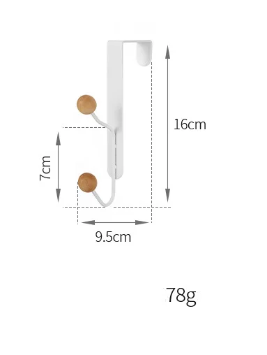 Lavinia wholesale wall mounted coat hook over door hook rack hanger