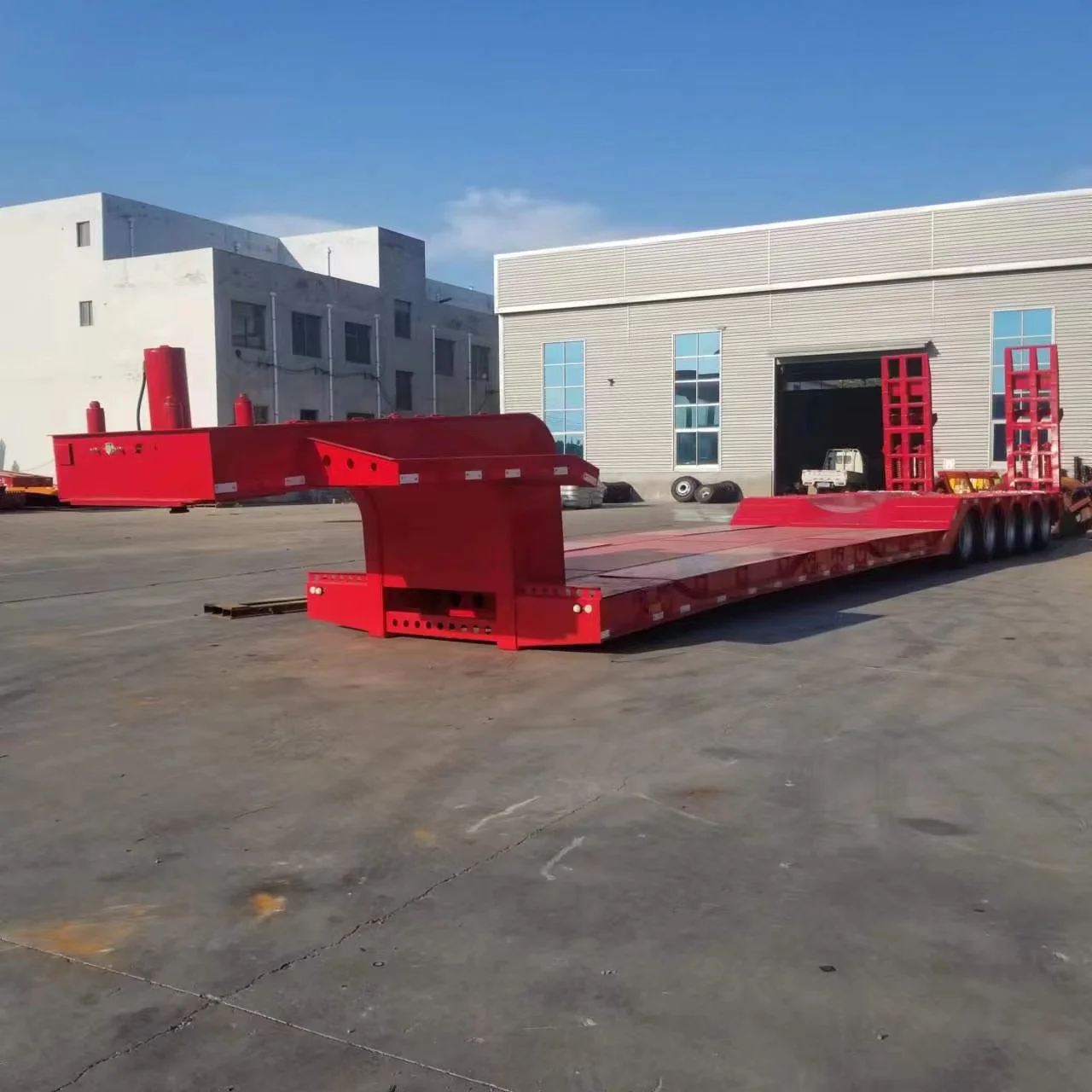 Factory Lowbed Semi Truck Trailers Lowboy Low bed Lowbed Semi Trailer