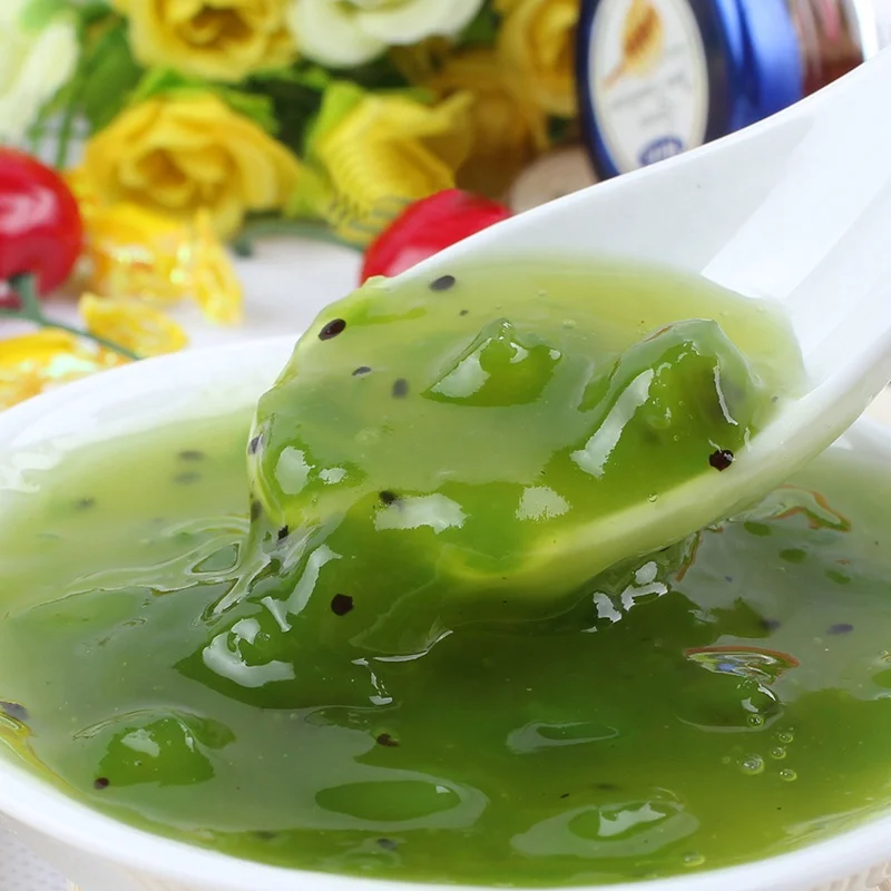 2 кг пузырьковый чай ингредиенты настоящие фрукты киви фруктовый джем с целлюлозой для магазинов и ликеров