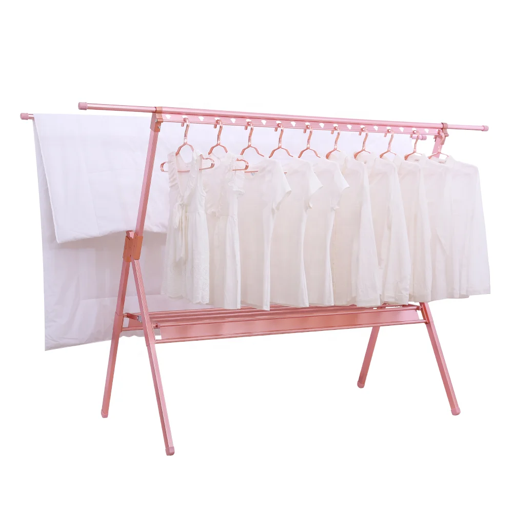 
China high quality aluminum folding premium foldable drying rack wash rack 