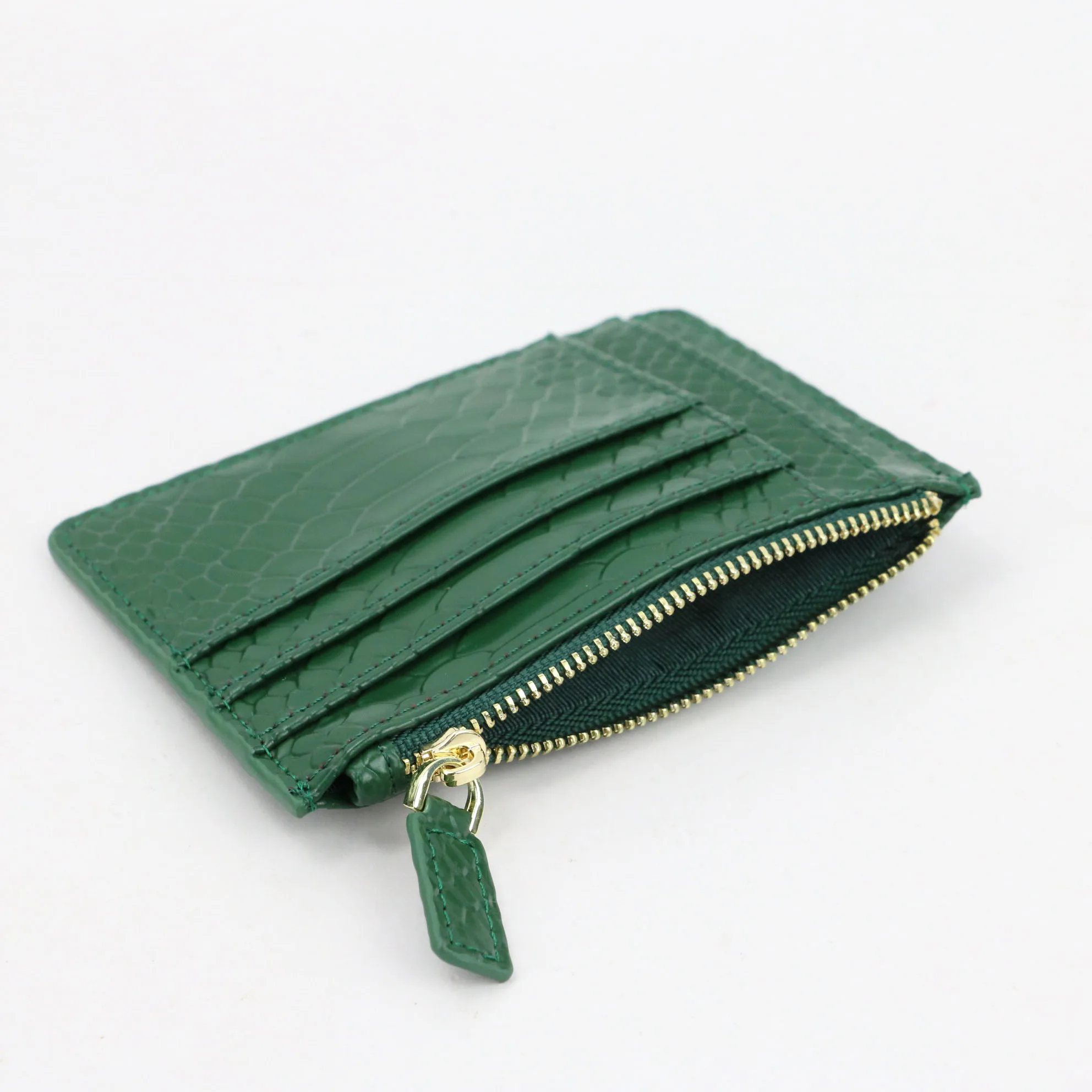 Wholesale pattern card holders wallet men women genuine leather card holder