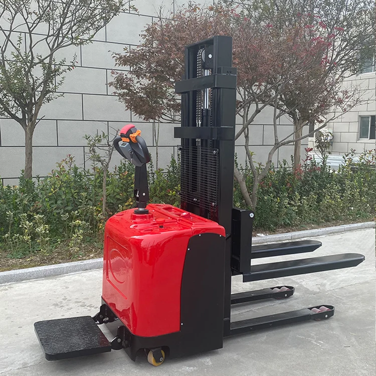Factory Direct 0.8ton Stacker Self-propelled Tracklifts F1.5t 2t 2.5t 3t 4t Battery Powered 4 Wheels Electric Forklift
