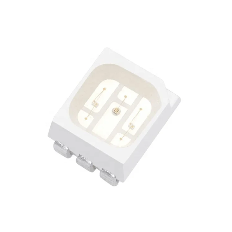 Epistar Sanan ChipPLCC-6 красного, зеленого и синего цвета трехцветный 6 контактов 3V 0,2 W 3528 RGB SMD Led