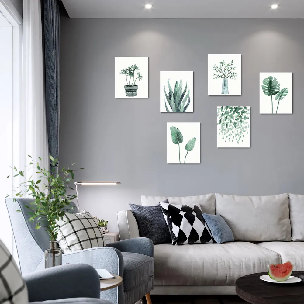 Wall Art 6 Panel Custom Picture Hd Print Hanging Popular Nature Canvas Painting