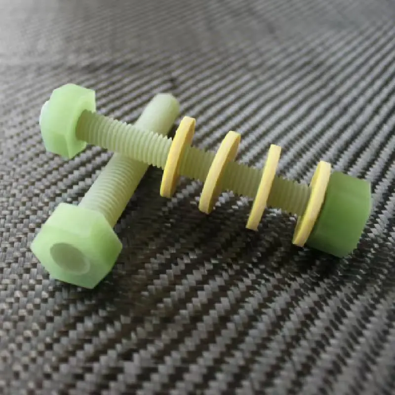M6 M10 M12 M16 M20 M24 M32 M50 Good Corrosion Resistance epoxy FRP threaded rod FRP bolt and nut