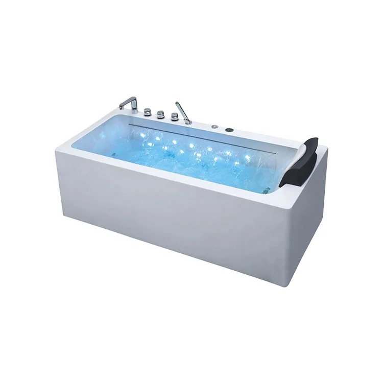 Luxury Outdoor Spa Whirlpool Massage Jets rectangle Hot Tub New Technology Portable White Spa outdoor bathtub