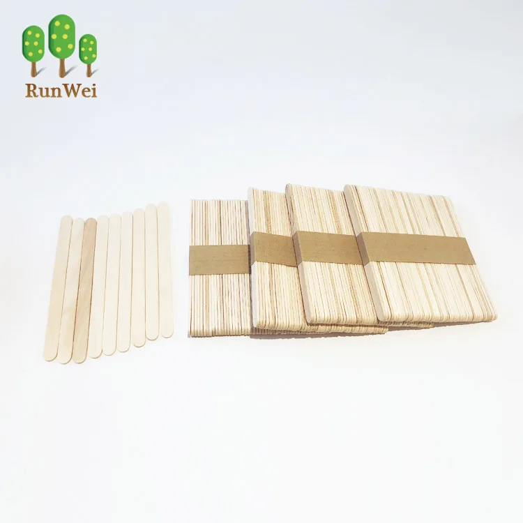 Wholesale wooden popsicle stick/ wooden icecream stick