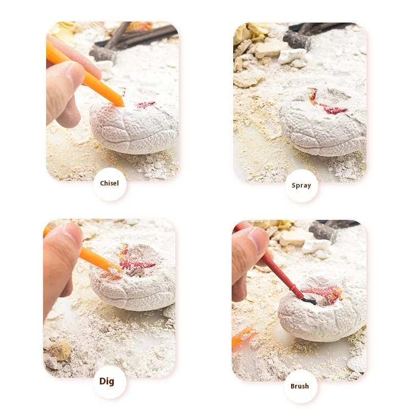 Hot Selling Dinosaur Egg Blind Box Archaeological Excavation Dinosaur Digging Toys For DIY Toys