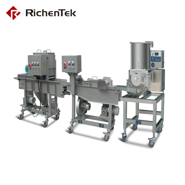 Chicken Nugget Forming Machine Meat Pie Forming Hamburger Press with patty ejector