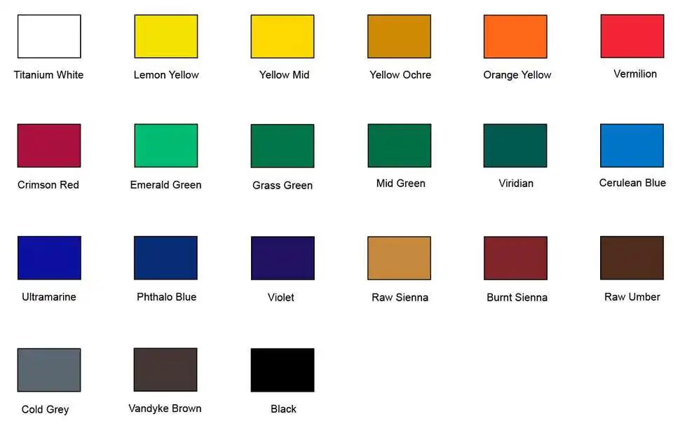 LANPO 250ml Student Acrylic Paint Acrylic color high quality