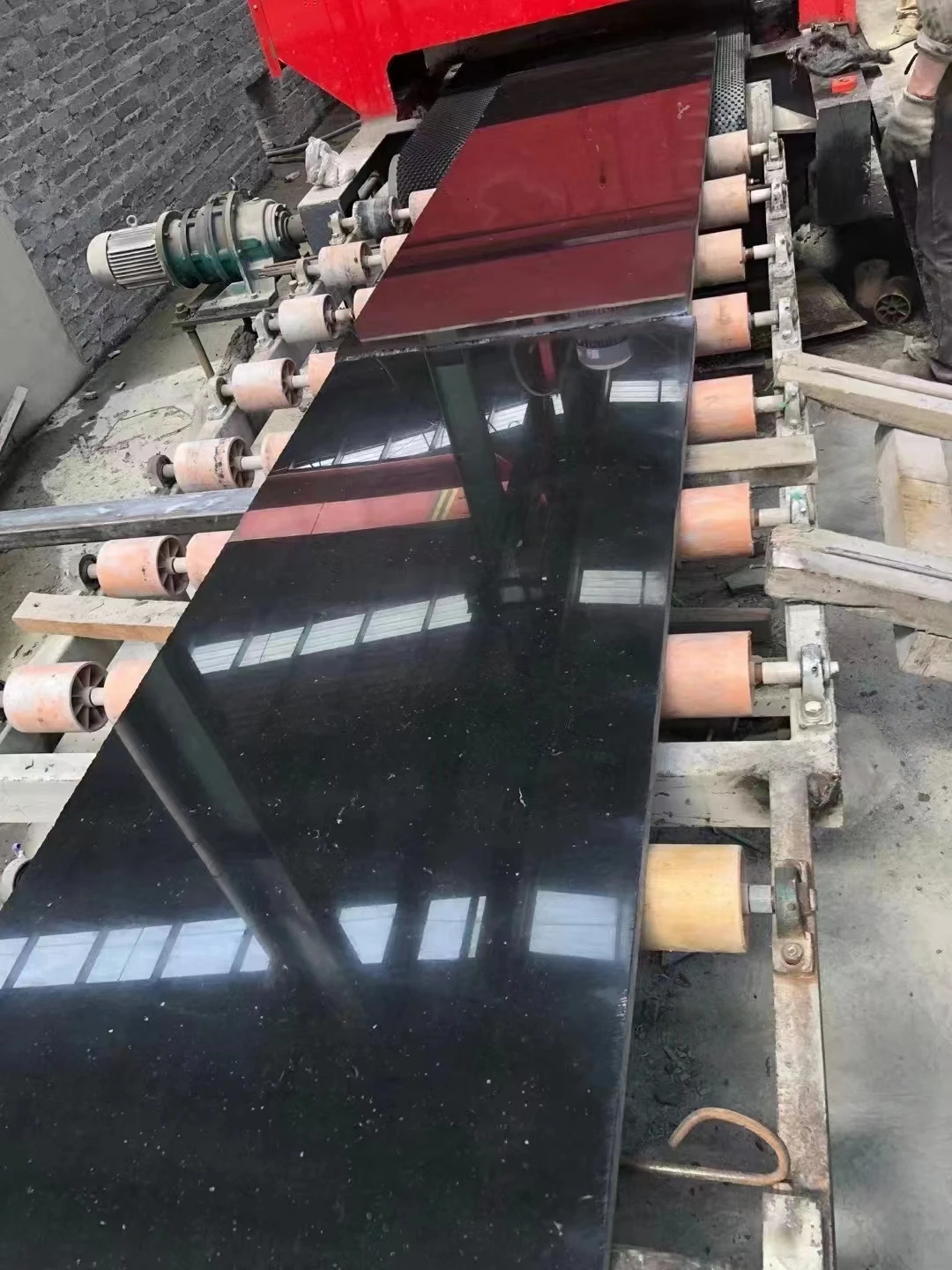 Китайский Натуральный гранитный надгробный камень сделанный на заказ черный Галактический