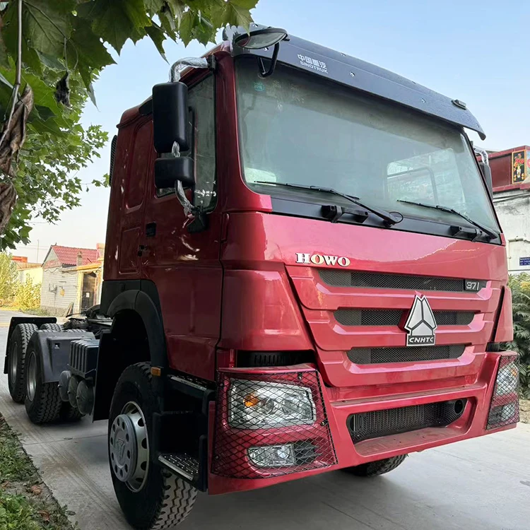 Высококачественные новые или Подержанные Sinotruk Howo 371Hp 6x4 белые дизельные тягачи 10 шин 6*4 375 л.с.