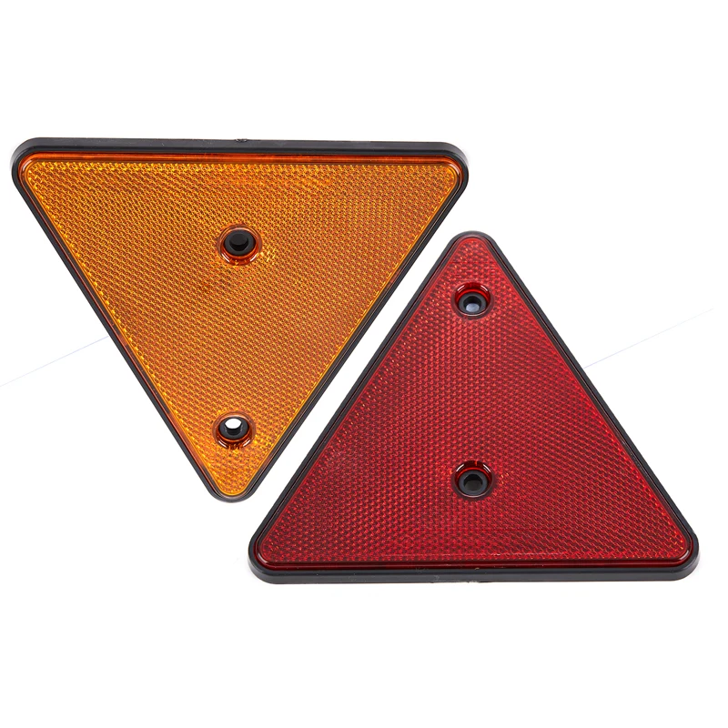 Plastic triangle reflective retro reflector roadway safety reflector truck reflectors