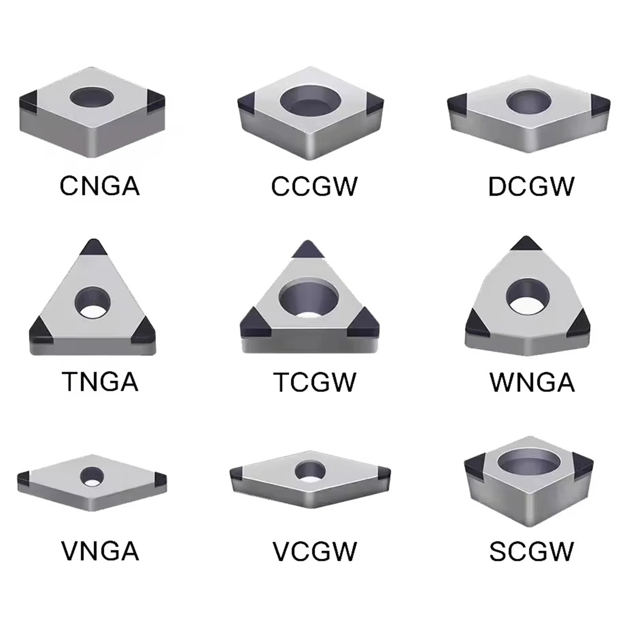 Cbn Cnga120408 Bnc200 Metal Lathe Cutting Tools Cnc Carbide Insert tools Cbn Insert rnmn2010 Solid Cbn Inserts