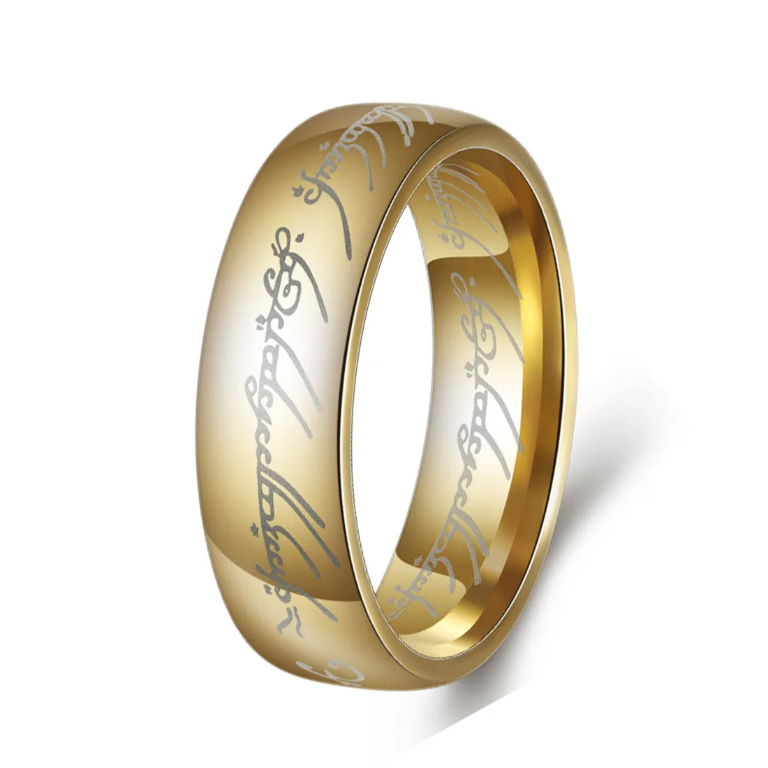 ring Latest 24k Gold Ring Wedding Bands Without Stones Women Mens Rings For Men