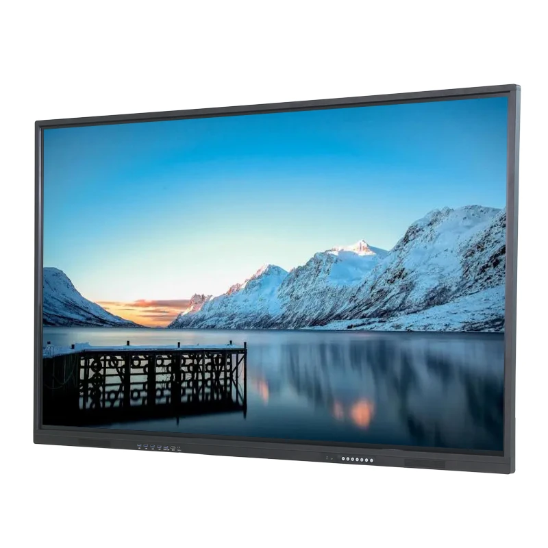 OEM 4K 65 75 86 100 110 Inch Classroom Interactive Flat Panel LCD Whiteboard Touch Screen Smart Board for Teaching and Meeting