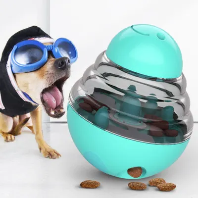 Dog Ball Food Pet Dog Treat Slow Feed Ball Interactive Rubber To Dog Training Toy