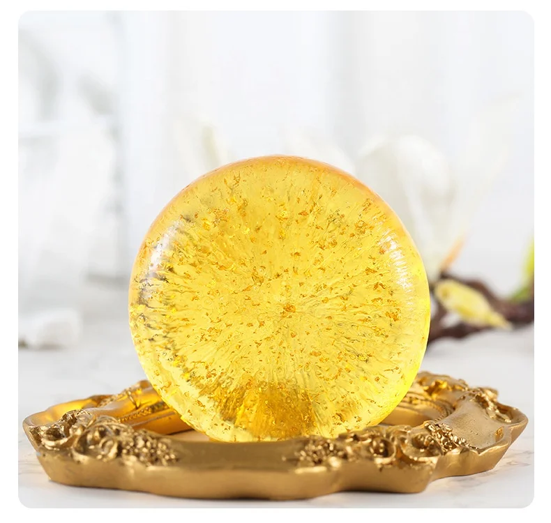 Amino Acid Soap Gold 24k Whitening Soap Skin Care Organic Soap Bar Handmade