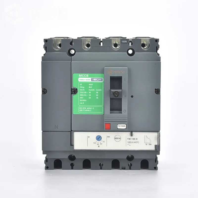 SSPD MCCB CNSV 100A 4P Suitability for isolation Schneider Electrical Molded Case Circuit Breaker