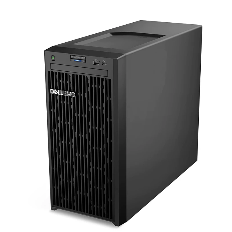 EMC server dell t150 intel xeon E-2314 8g 1t dvdrw 300w power supply tower data center servers dell t150 server