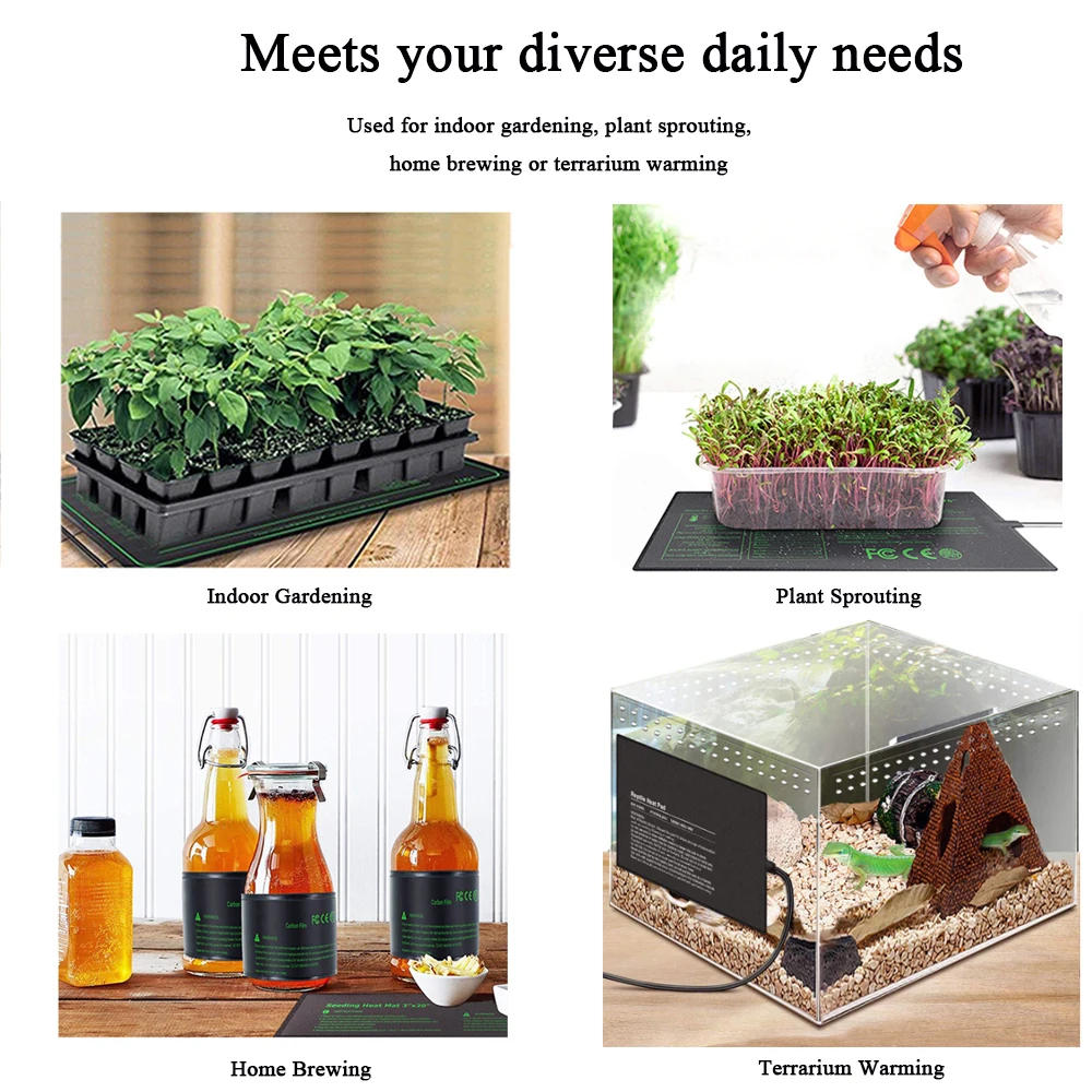 Infrared Heating Mat Germination Seedling Heat Mat Seedling Mat/ Pad