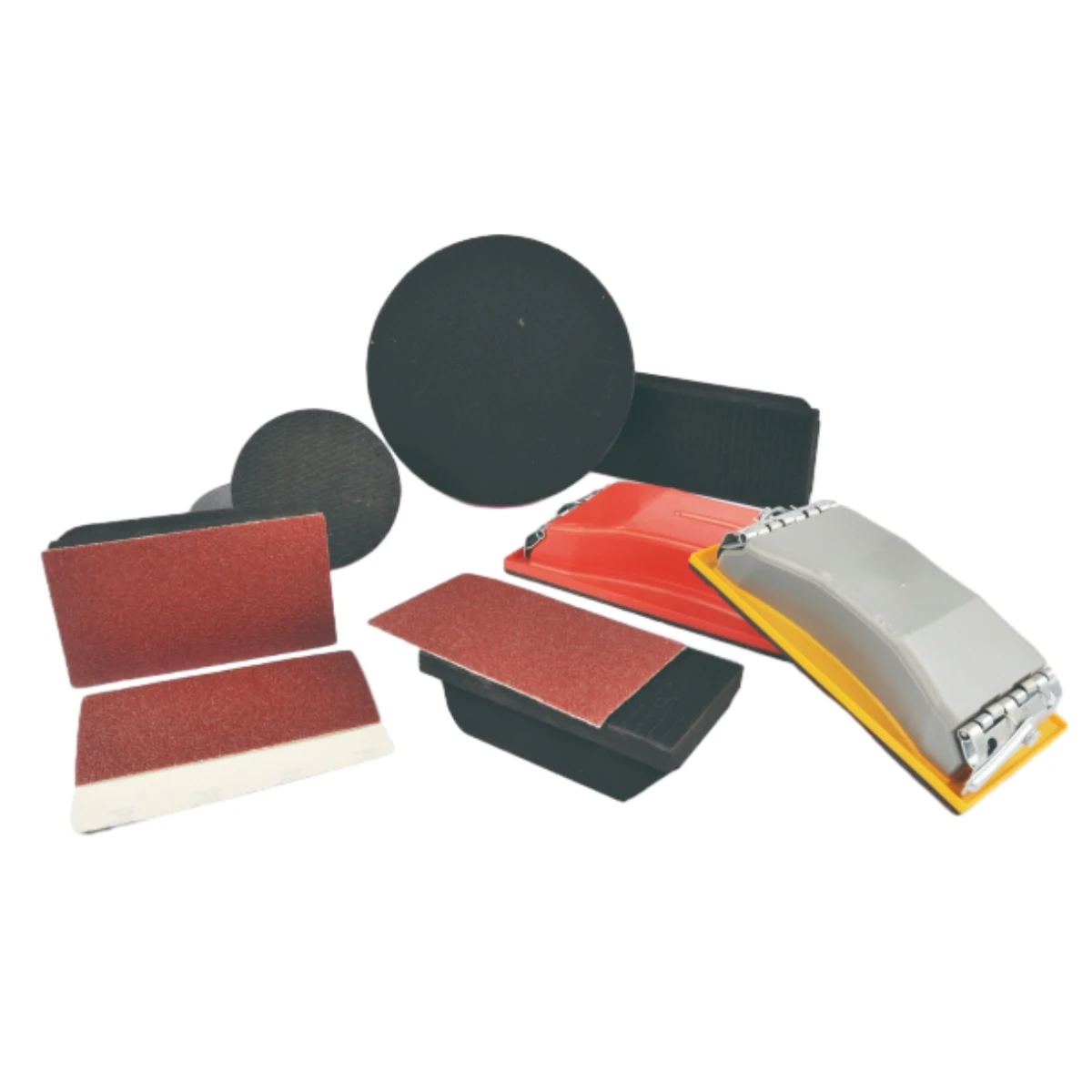 DONYUN Multifunctional Flocking 8 Hole Sandpaper Anti Static Aluminum Oxide Polishing Hook and Loop