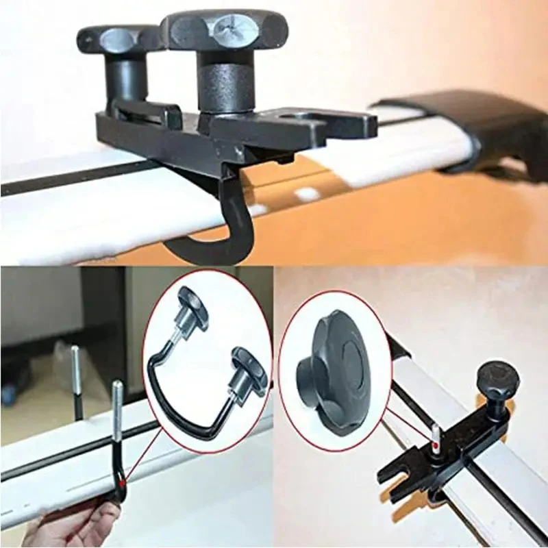 4PCS/set Stainless Steel U-Bolts Clamps Universal Roof Box Car Van Mounting Fitting Kit Car Roof Luggage Accessories