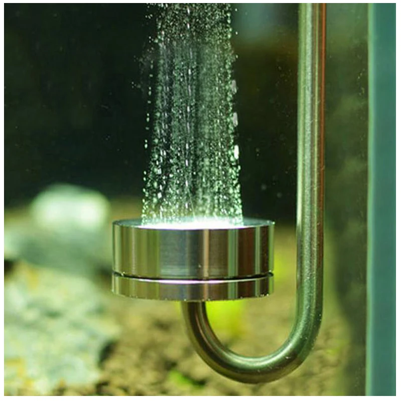 DEM S05-01 Aquarium Stainless Steel CO2 Diffuser Fish Tank Water Plant Carbon Dioxide Atomizer With