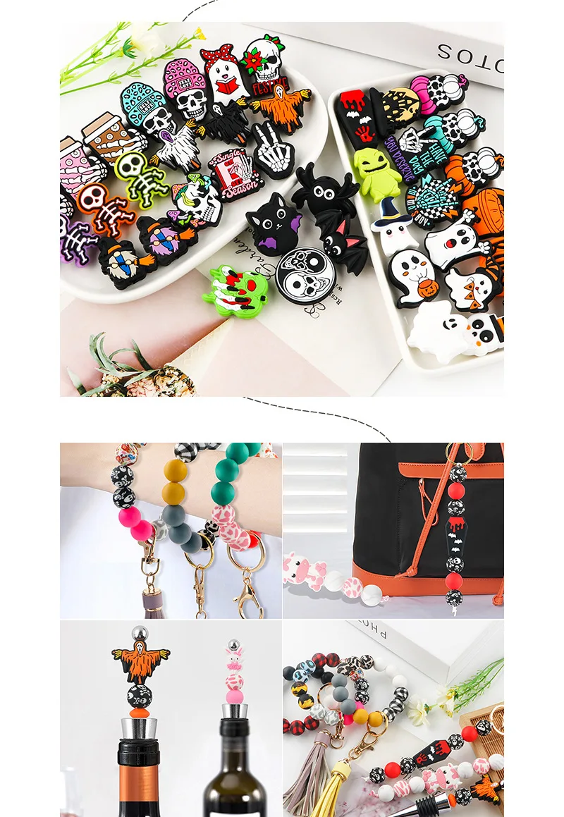 Xinghan New Products Mixed Color Bulk Animal Silicone Beads Food Grade Teething Beads BPA Free Silicone Beads Wholesale