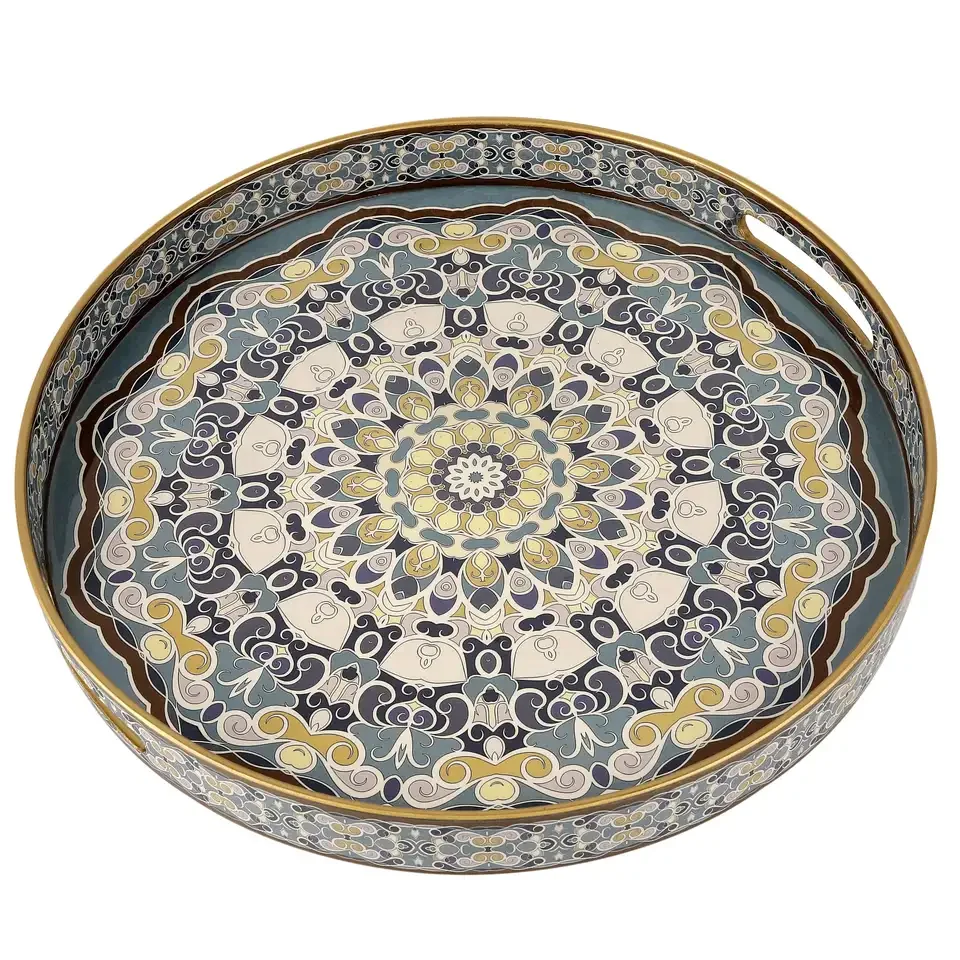 Handmade Centre Pieces Vases Wedding Decoration Phalaenopsis Vaso Ceramic Luxury Home Decor Classical European Vase tray