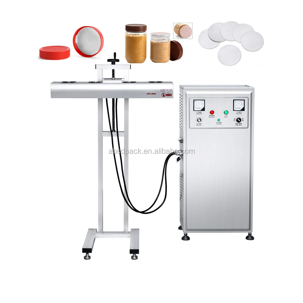 Automatic Sauce Jar Aluminum Foil Sealing Machine Induction Sealing Machine