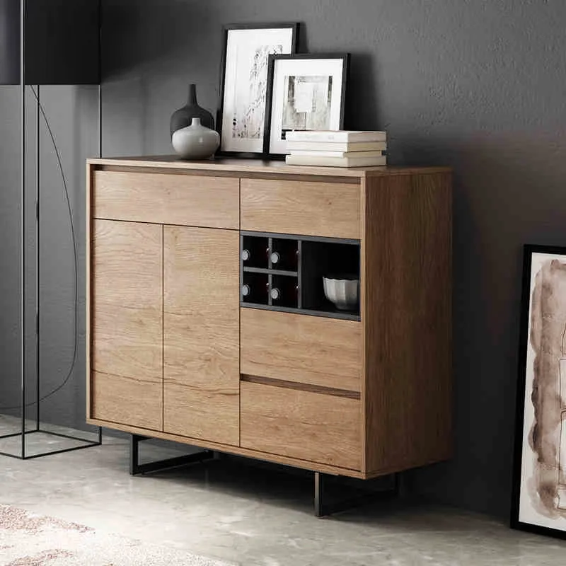 
Wood display cabinets dining room furniture luxury home sideboard 