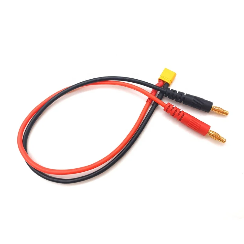 4.0mm Banana Plug to XT30U Male Charging Cable 16AWG Wire RC Lipo Battery Car Airplane Imax B6 Charger
