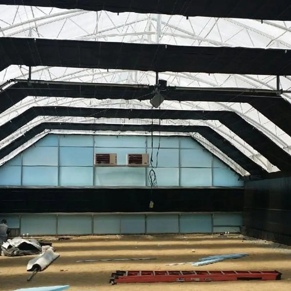 Agriculture Poly Tunnel Blackout Automatic Light Deprivation Hemp Greenhouse For Canada / USA