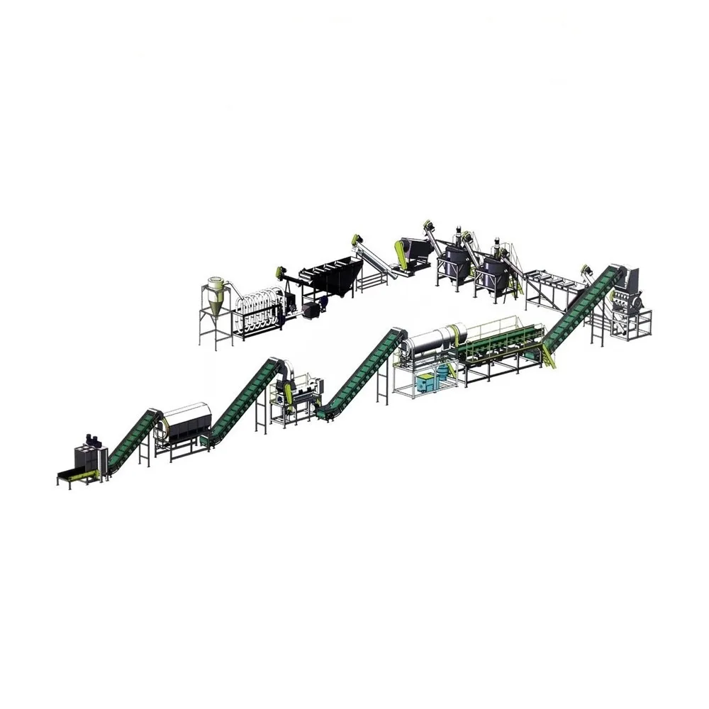 MUYBIEN Plastic Processed PET Crushing Washing Recycling Equipment