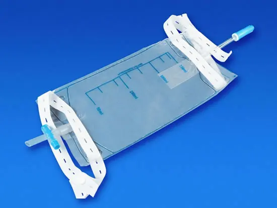 manufacturer Cheap good quality Medical disposable drainage pack with double-parts drip chamber silicone outlet 2000ml