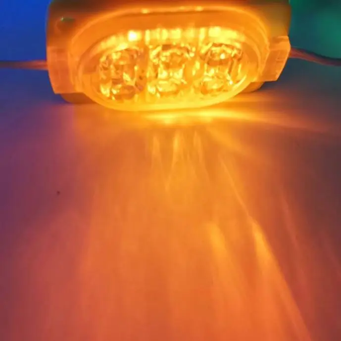 Hot Sale RGB Flash 6 LED Emergency Strobe Module Lights Waterproof Flashing Lights For Truck Car Vehicle LED Warning lights