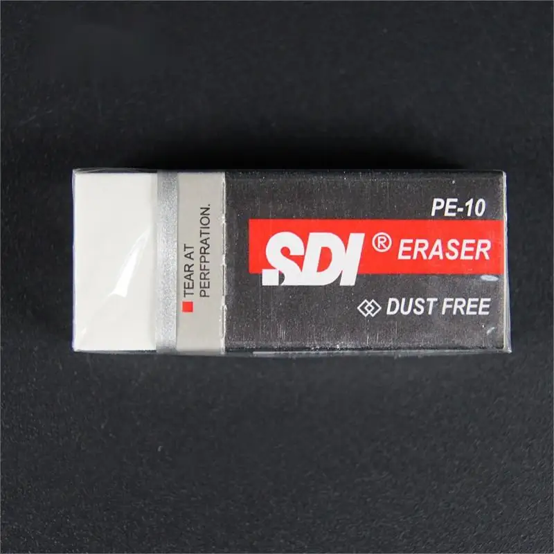 Low Price Wholesale Dust Free Clean Soft White Plastic Eraser Rectangular White Soft Manufacturer Rubber Eraser Pencil Eraser