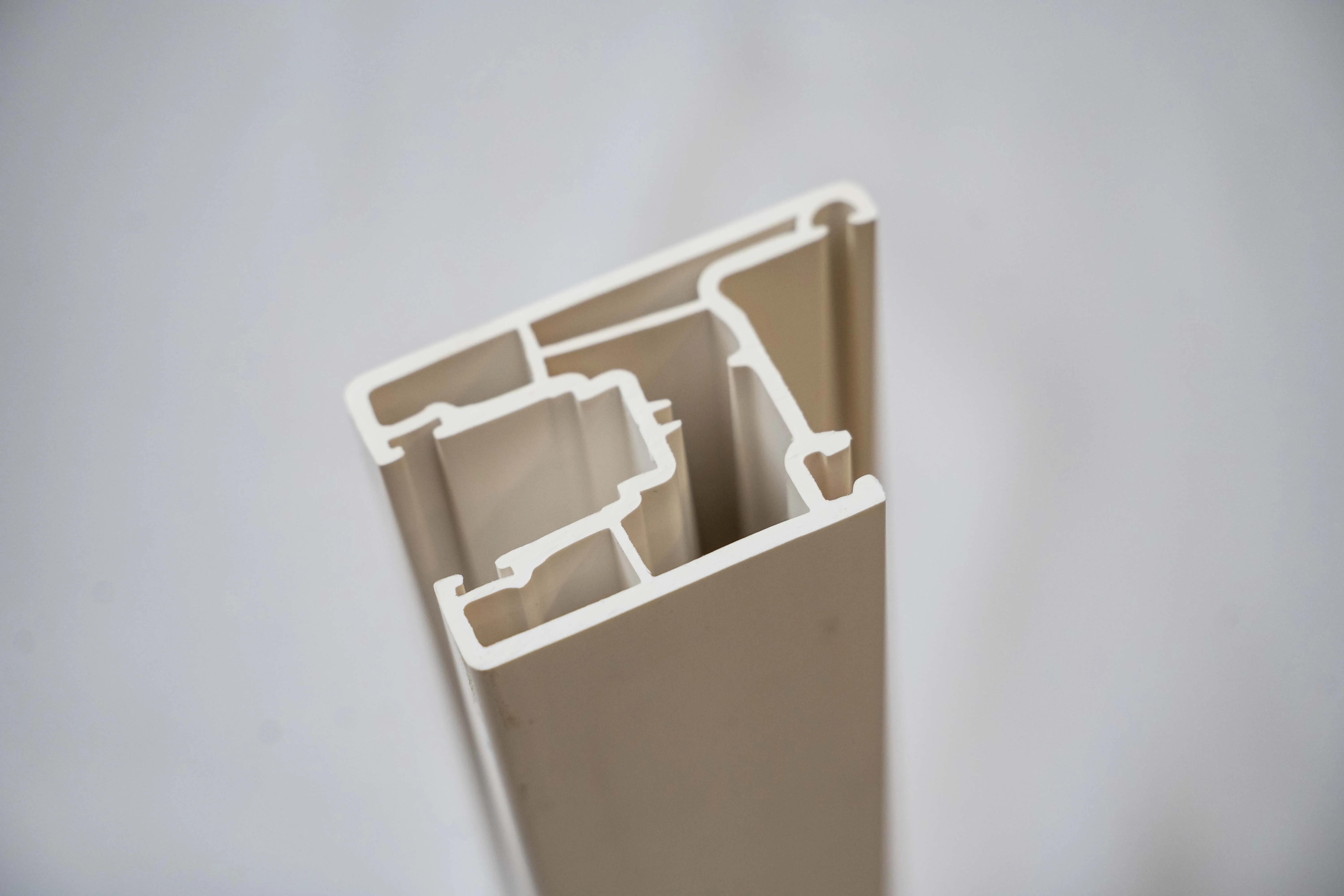 Rubber co-extrusion pvc profile factory upvc window profile for windows and doors